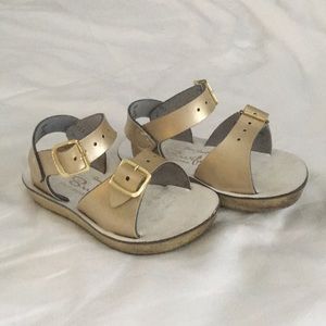 Gold Salt Water Surfer Sandals